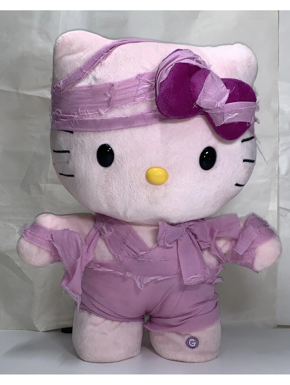 Hello Kitty Halloween Trick-or-Treat Animated Musical MUMMY Plush Side Stepper